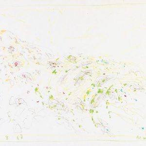 1964: Cortina | Buntstifte auf Papier (24,9 x 35,1 cm)