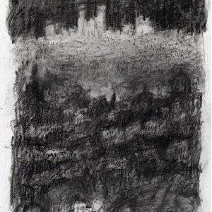 1990: Paris, La Città | Ölpastell auf Papier (36,5 x 31,4 cm)