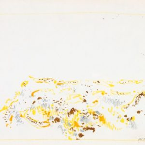 1965: Dalmatinische Landschaft| Pastell-Buntstifte auf Papier (24,5 x 33,3 cm)