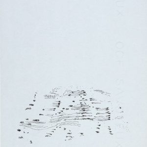 1958: Dalmatinische Landschaft| Tusche auf Papier (27 x 21 cm)
