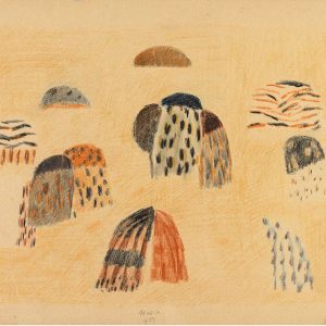 1954: Donne dalmate | Ölpastell auf Papier (35 x 48,8 cm)