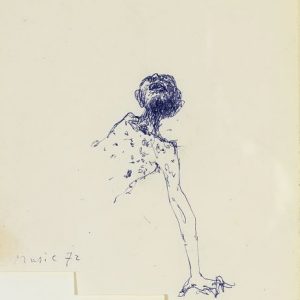 1972: Wir sind nicht die Letzten | Kugelschreiber auf Papier (18 x 14,7 cm)
