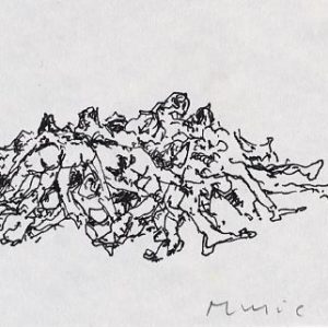 1987: Wir sind nicht die Letzten | Tusche auf Papier (7,5 x 10,6 cm)