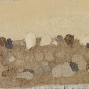 1979: Felslandschaft | Tempera auf Papier auf Leinwand kaschiert (20,5 x 31 cm)